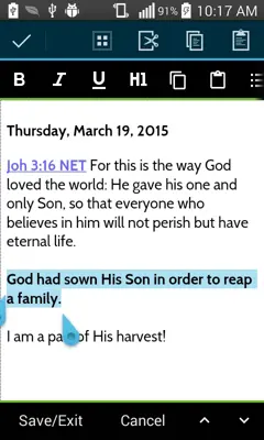 MySword Bible android App screenshot 14