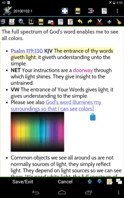 MySword Bible android App screenshot 1