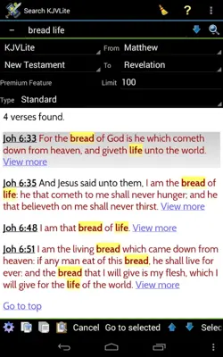 MySword Bible android App screenshot 3